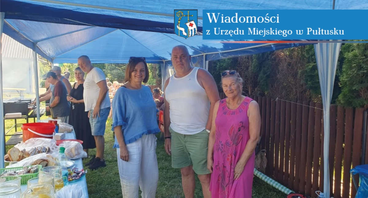Burmistrz Pułtuska spotkała się z działkowcami