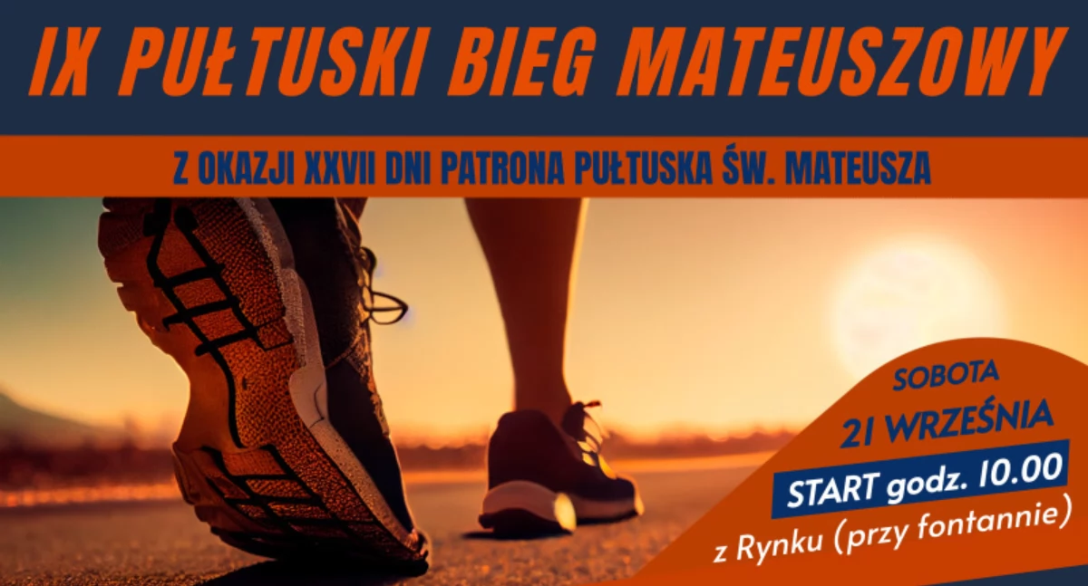 Zaproszenie na IX Pułtuski Bieg Mateuszowy