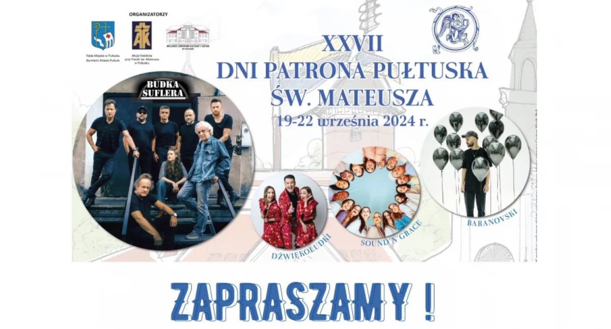 Program XXVII Dni Patrona Pułtuska św. Mateusza