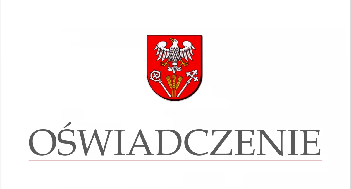 Oświadczenie