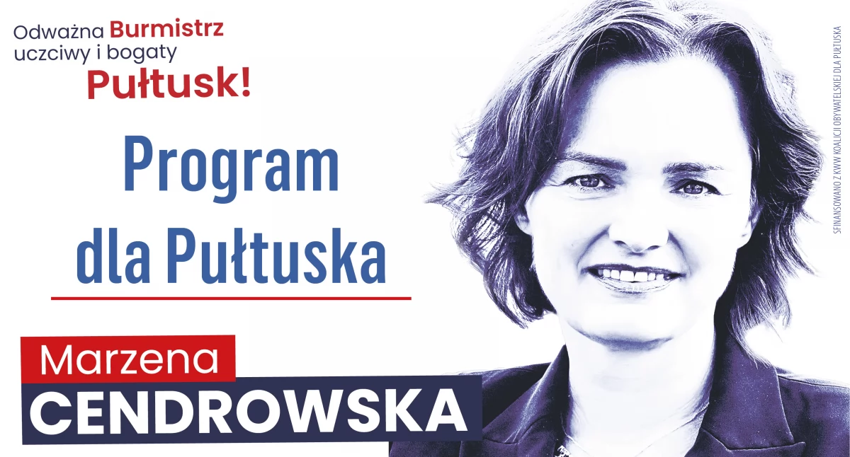 PROGRAM WYBORCZY MARZENY CENDROWSKIEJ