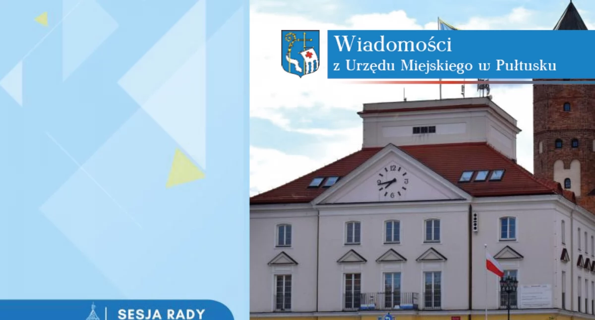 Zawiadomienie o sesji Rady Miejskiej w Pułtusku