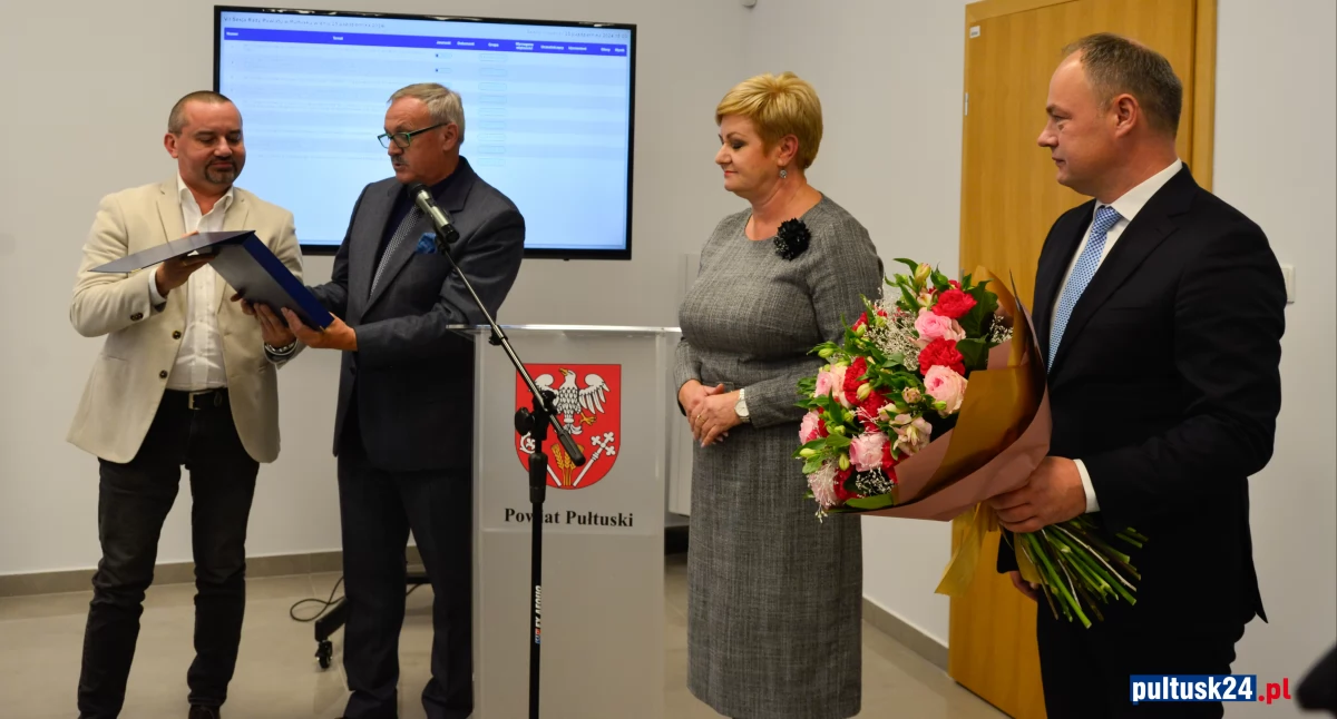 Pożegnanie byłej Wicestarosty Powiatu Pułtuskiego Beaty Jóźwiak