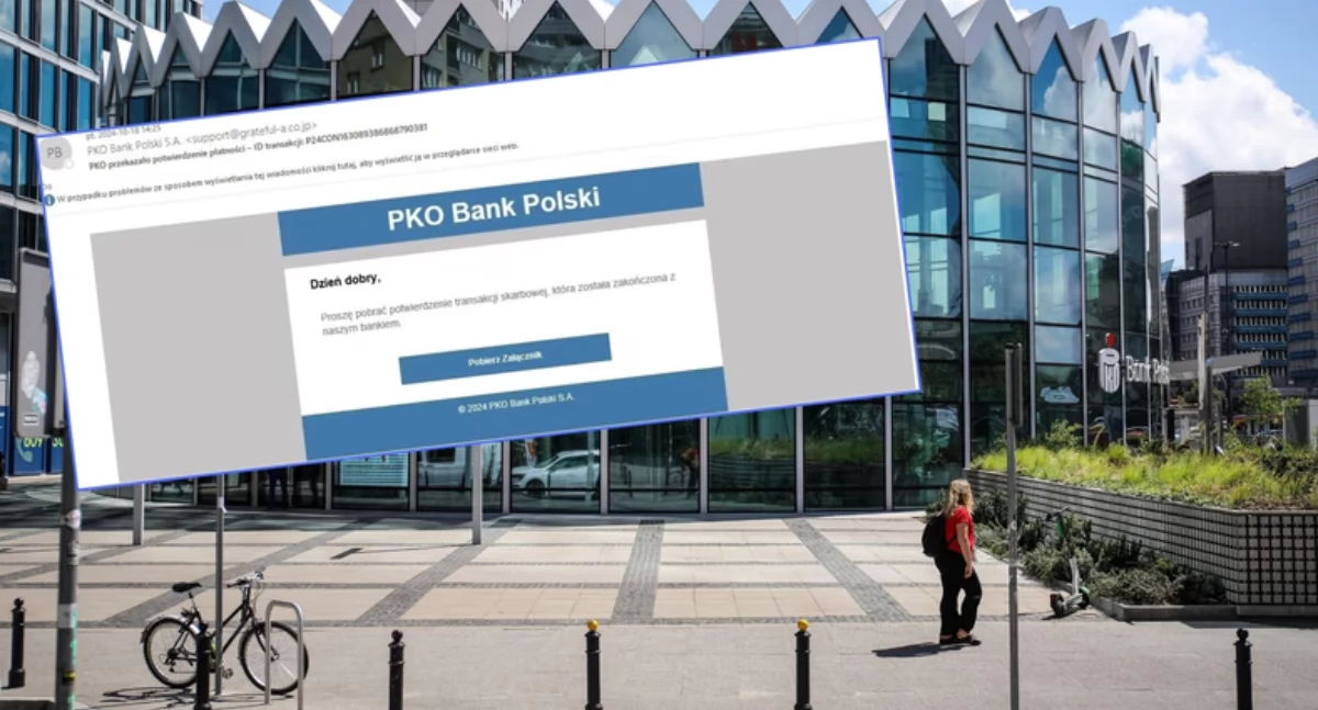  Bank PKO BP ostrzega klientów. Uważaj na fałszywe e-maile
