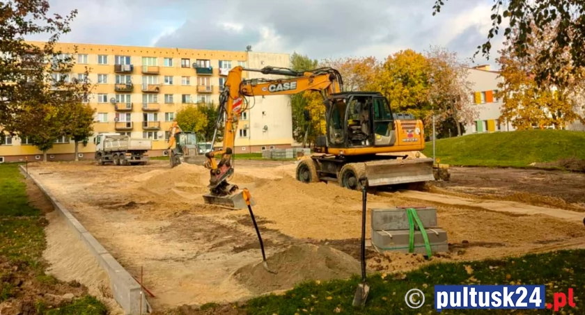 Budowa parkingu na osiedlu Tysiąclecia w Pułtusku