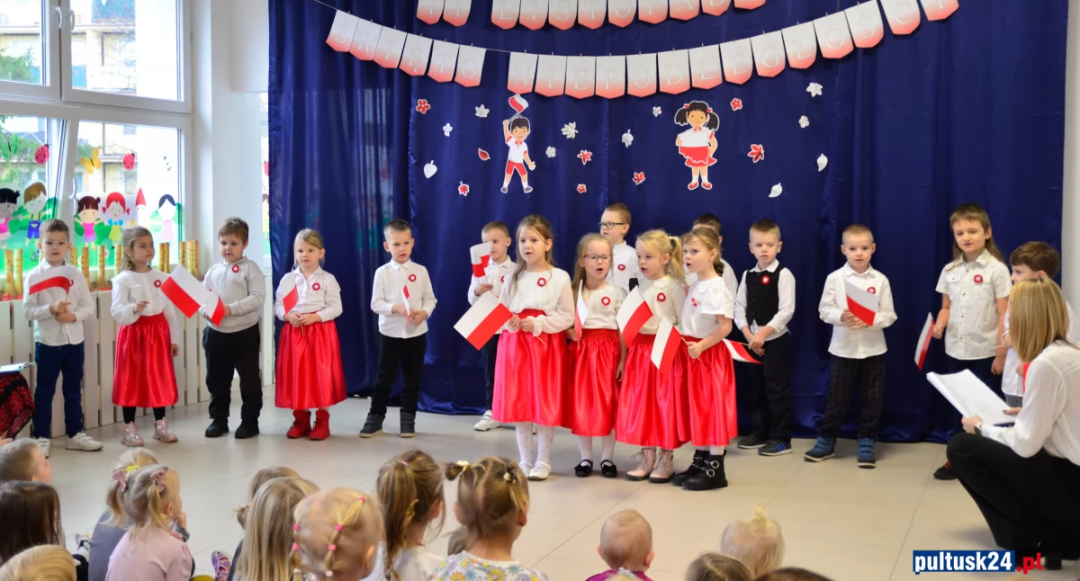 Święto Niepodległości w Przedszkolu Miejskim nr 5 w Pułtusku