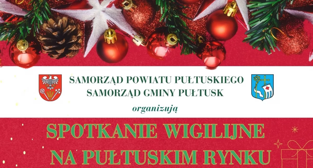 Wigilijne spotkanie i kiermasz na pułtuskim rynku