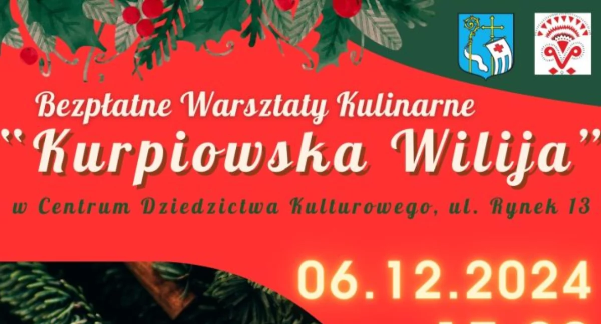 Zapraszamy na Warsztaty Kulinarne „Kurpiowska Wilija”