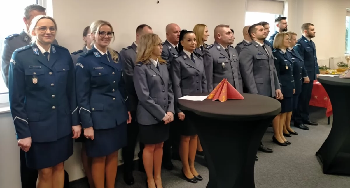 Wigilijne spotkanie w KPP w Pułtusku