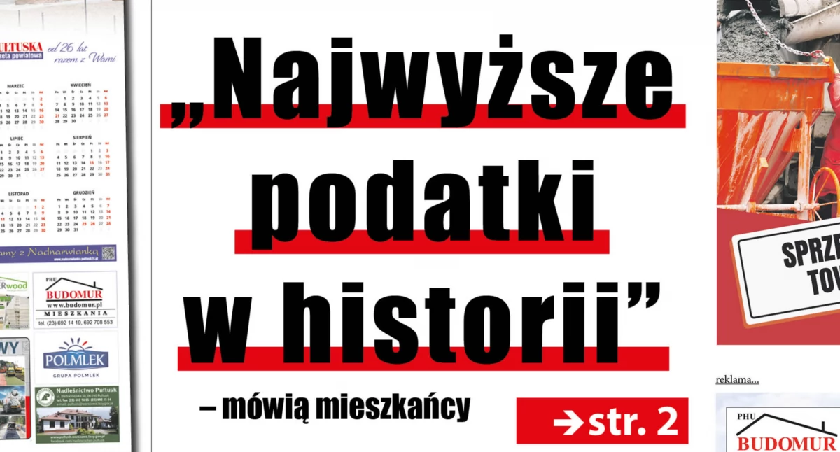 Podatek od nieruchomości wzrasta „Najwyższe podatki w historii” - mówią mieszkańcy
