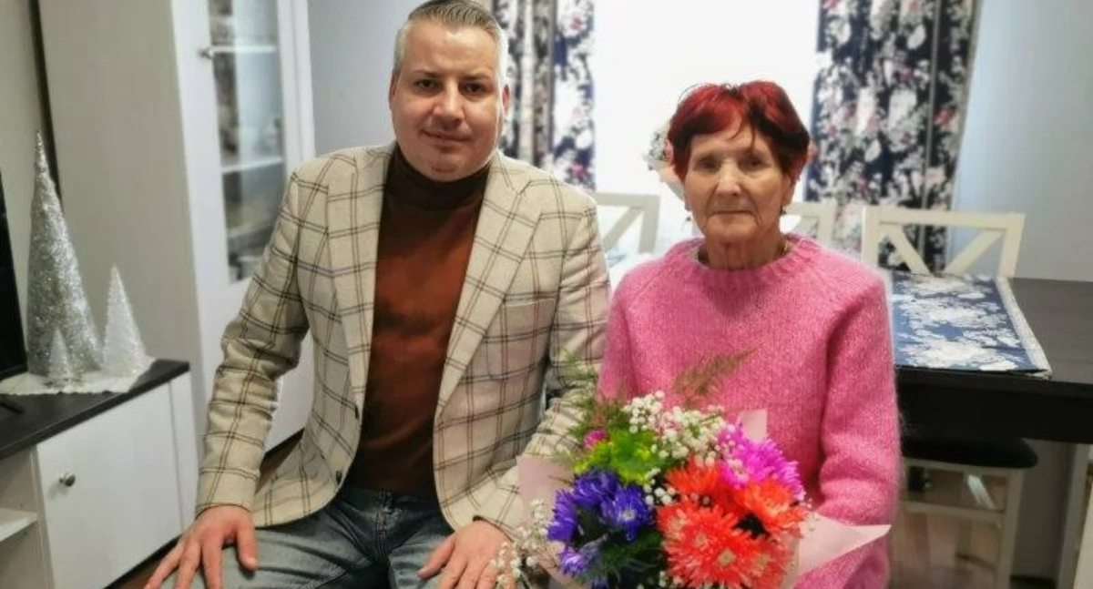 Z wizytą u Jubilatki
