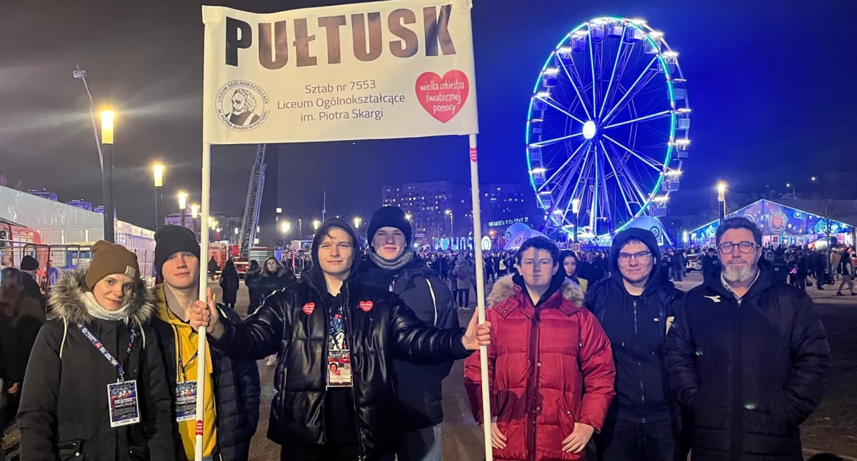 Pułtusk na żywo w głównym sztabie WOŚP. Film!
