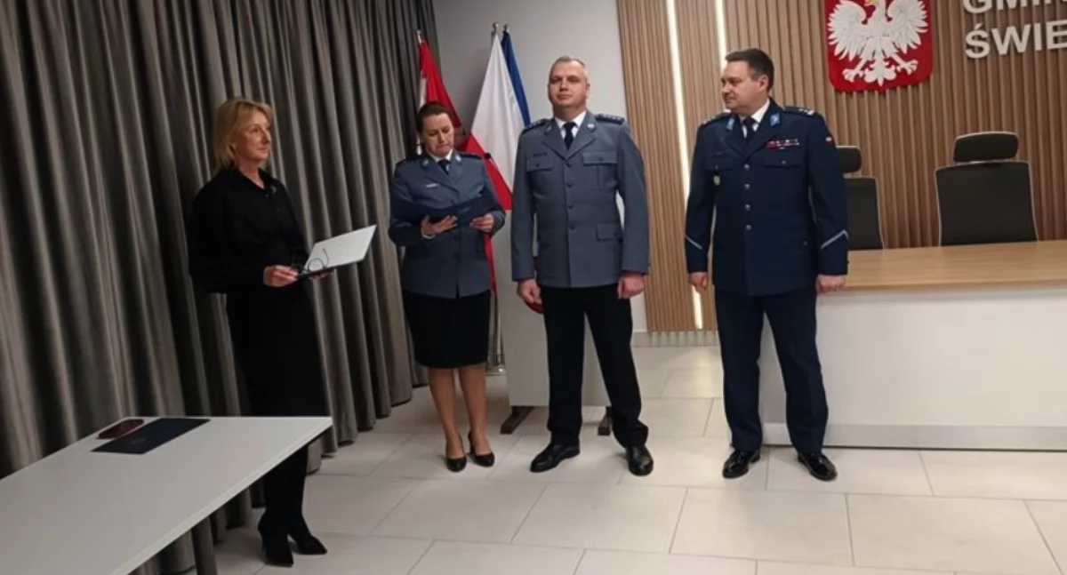 Mł. asp. Łukasz Mikita kierownikiem Posterunku Policji w Świerczach