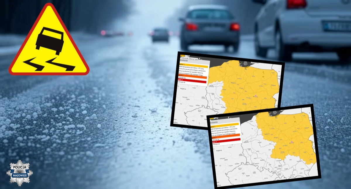 Uwaga gołoledź! Kluczowe wskazówki dla kierowców na weekend