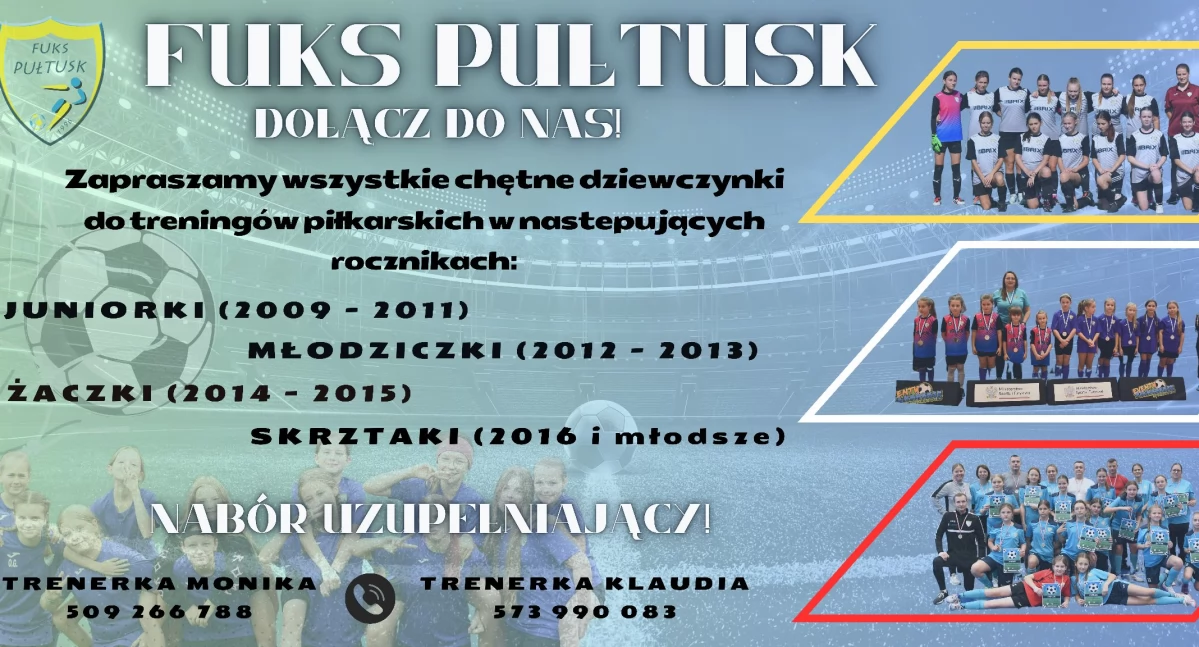 Nabór uzupełniający do Fuks Pułtusk!