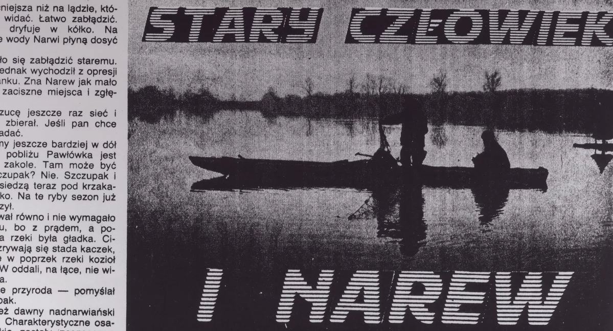 Stary człowiek i Narew