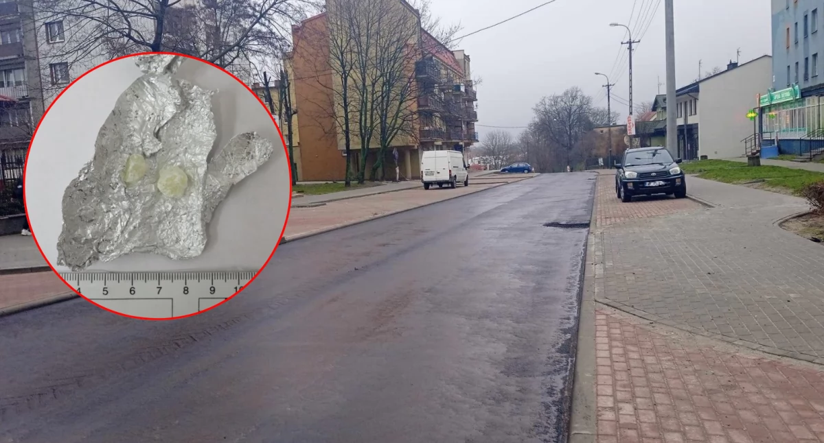 Wyrzucił srebrne zawiniątko i zaczął uciekać  