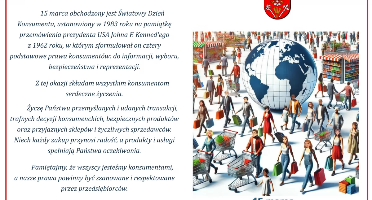 15 marca – Światowy Dzień Konsumenta