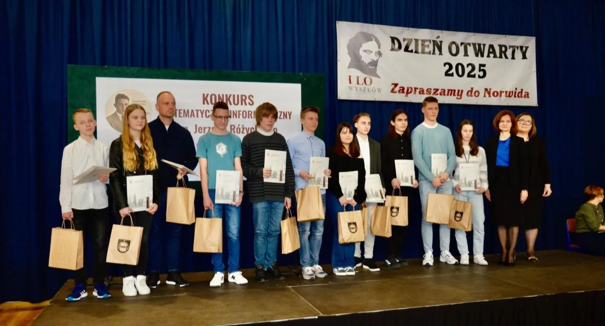 Uczniowie „Skargi” na podium Konkursu Matematyczno-Informatycznego im. J. Różyckiego w Wyszkowie