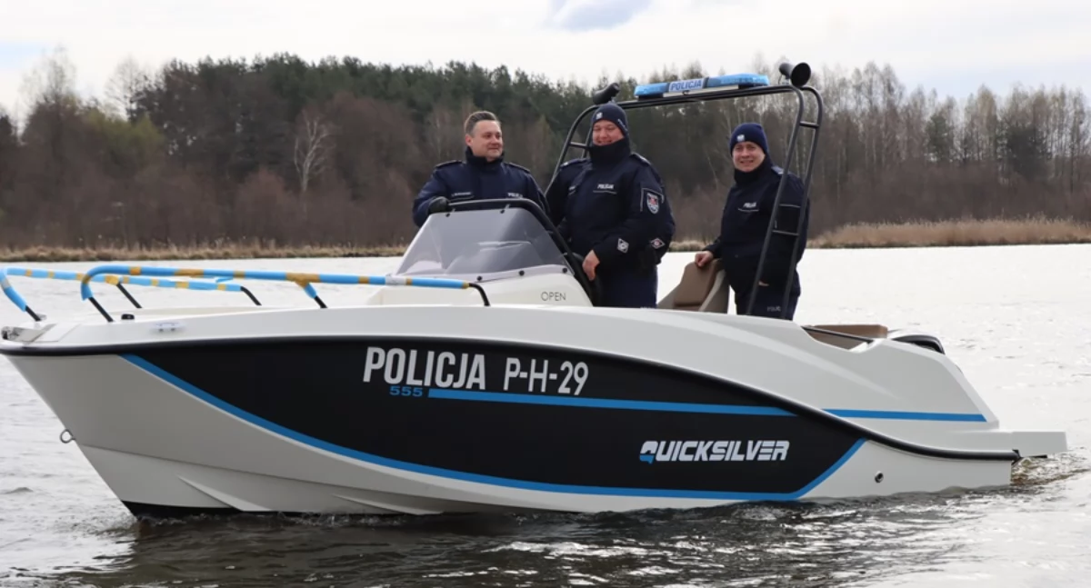 Nowa łódź już w rękach Policji