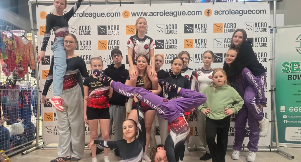 Reprezentacja KS Semiramida na Acro League Center 2024/2025 w Błoniu 