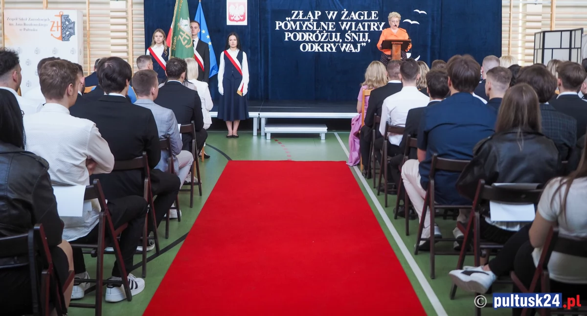 Pożegnanie maturzystów ZSZ im. Jana Ruszkowskiego w Pułtusku