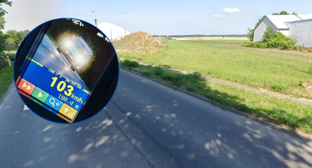 Pędził ul. Nasielską 103 na godzinę. Za brawurową jazdę dostał mandat i stracił prawo jazdy