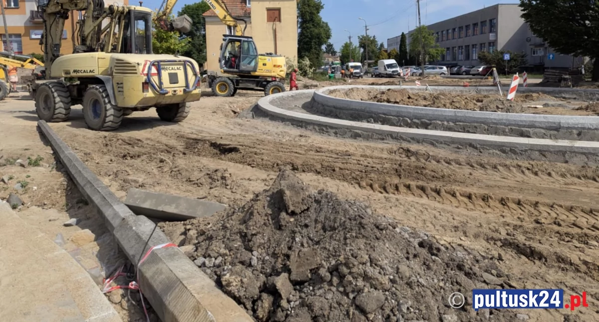 Na Mickiewicza powstaje rondo. Ulica wyłączona z ruchu