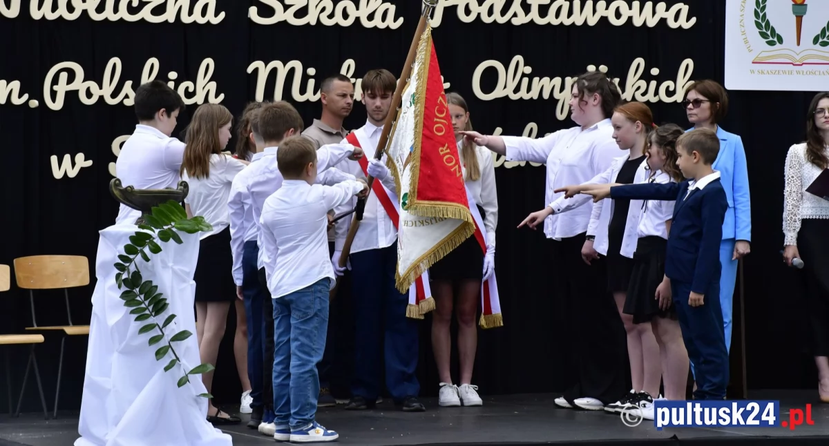 Duma i zobowiązanie. Uroczystość nadania imienia Polskich Sportowców Olimpijskich szkole w Skaszewie Włościańskim