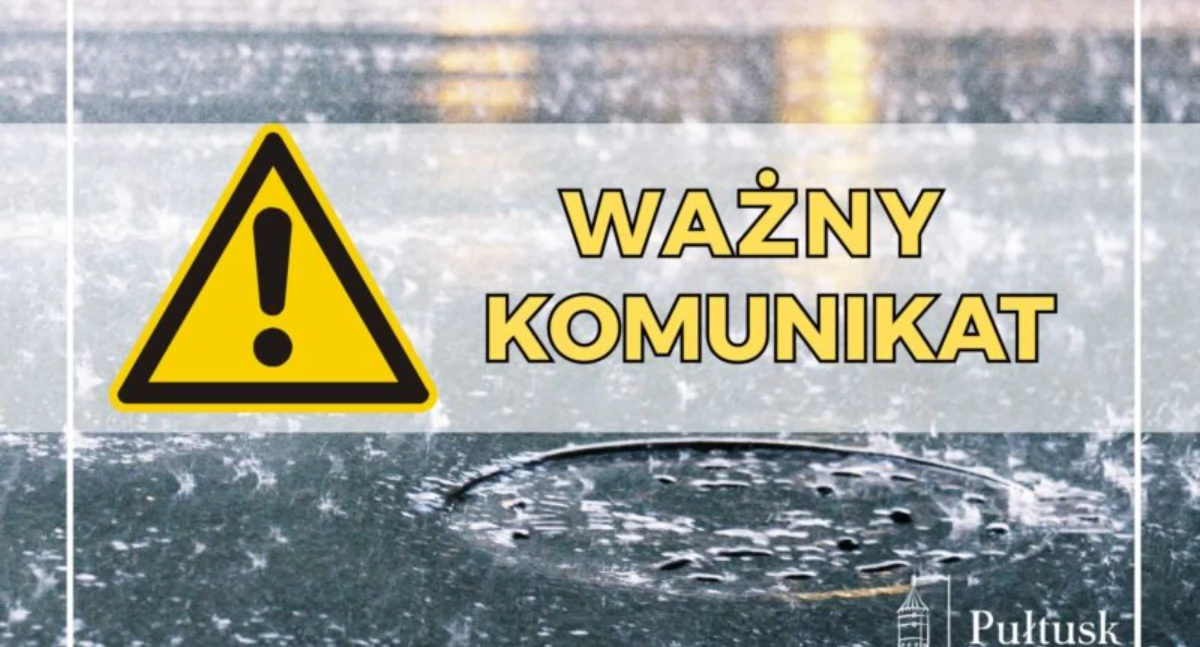  Urząd wydał komunikat w związku z prognozami