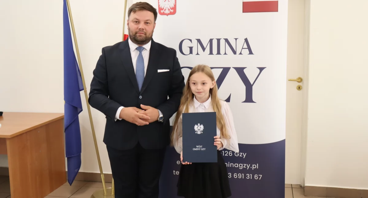 Stypendyści z gminy Gzy