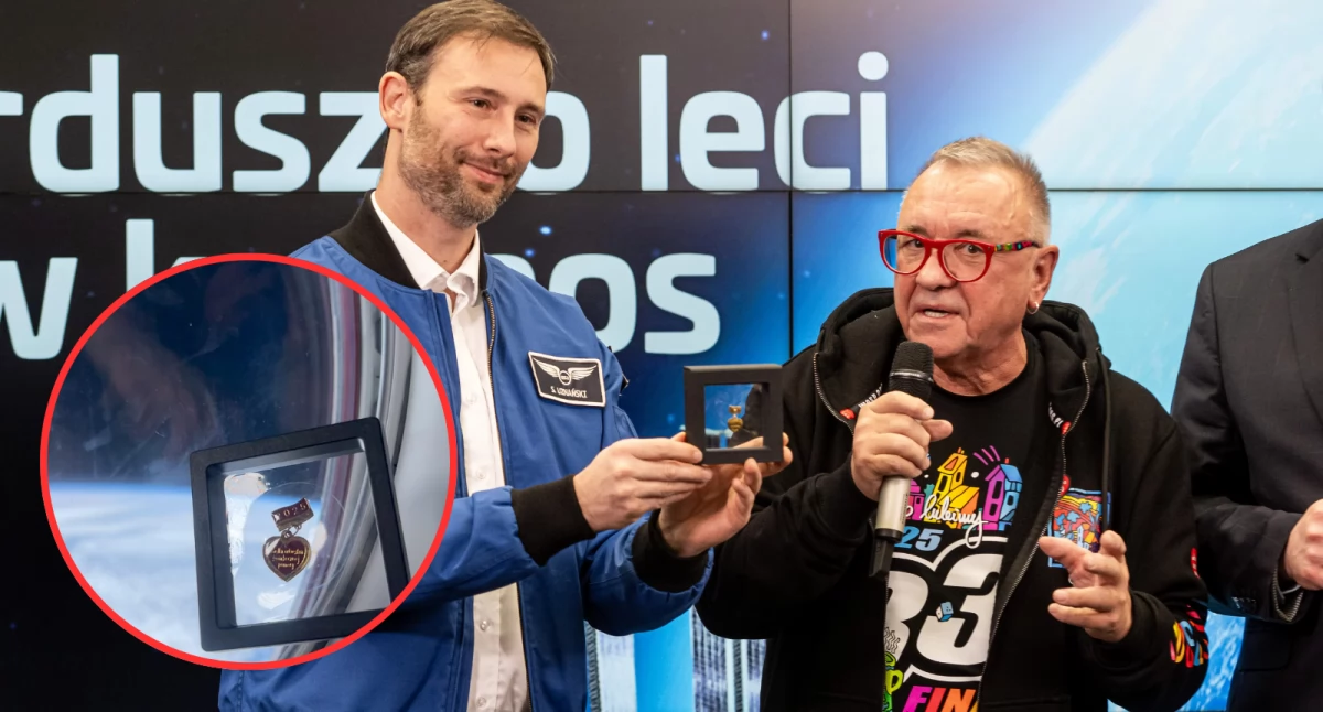 Sławosz Uznański-Wiśniewski powrócił dziś z kosmosu, a wraz z nim serduszko WOŚP!