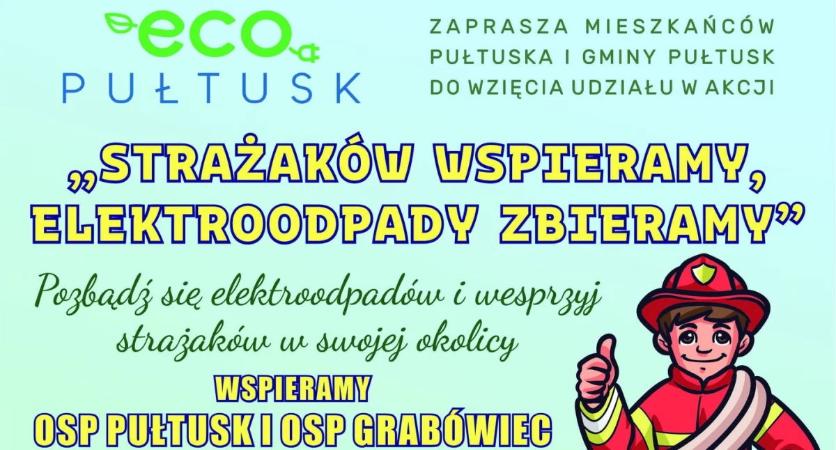 Masz w domu stary sprzęt elektryczny lub elektroniczny? Zrób porządek i przy okazji… pomóż lokalnym strażakom