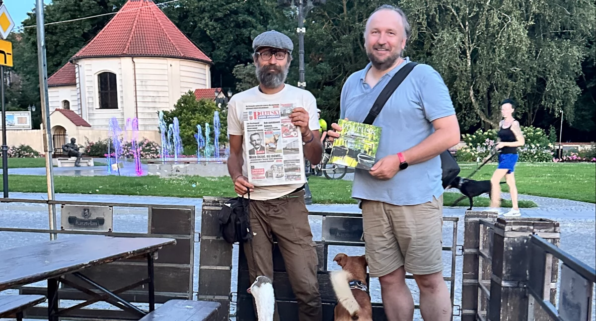 Byliśmy w ogródku, witaliśmy się z gąską...