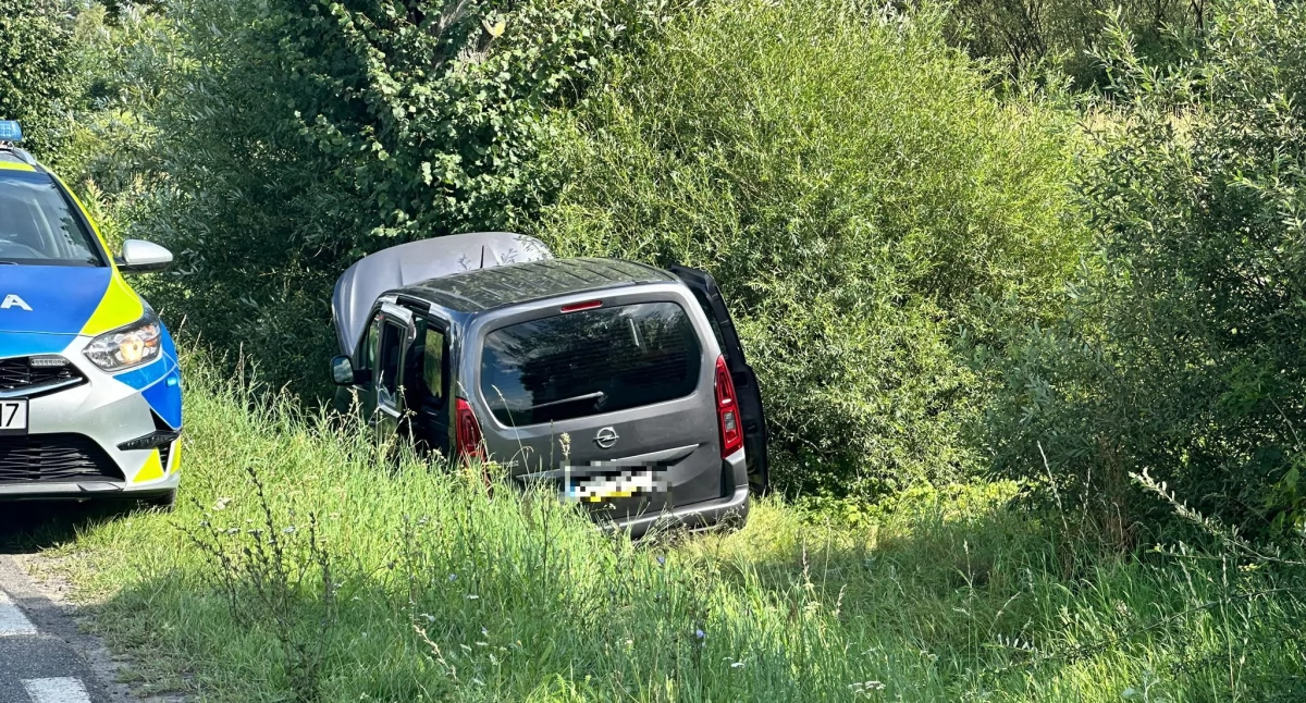 Wypadek w Gładczynie, jedna osoba poszkodowana
