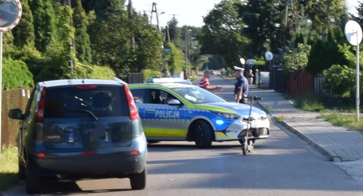   Groźne zdarzenia z hulajnogami elektrycznymi 