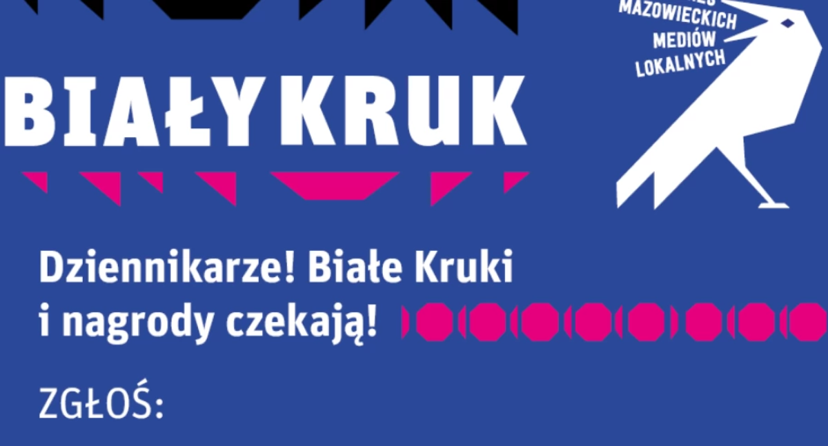 „Biały Kruk” dla dziennikarzy mediów lokalnych – ostatnie dni na zgłoszenia!