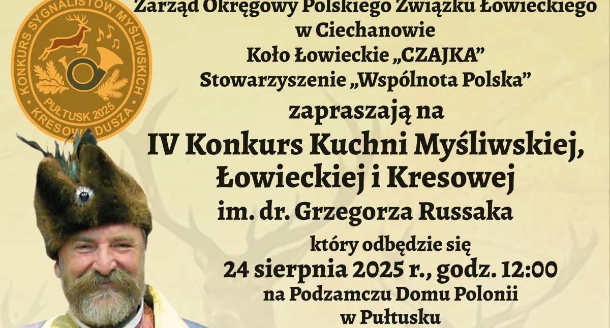 Myśliwskie smaki w pułtuskim zamku