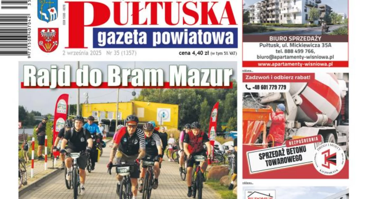 Musicie ją mieć! Gazeta na pamiątkę I edycji Rajdu do Bram Mazur! 