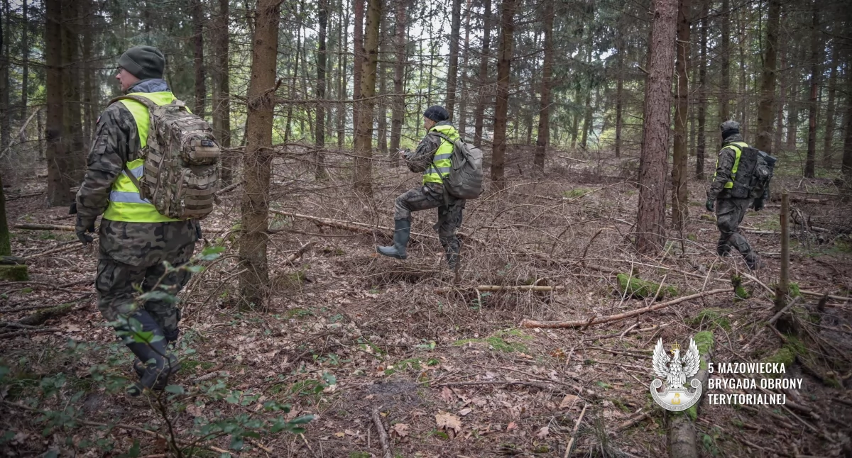 Akcja poszukiwawcza u sąsiadów w Różanie