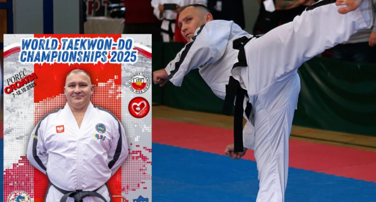 Pułtuszczanin Piotr Szwejkowski na Mistrzostwach Świata Taekwon-Do ITF