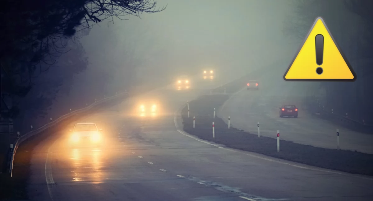 Gęsta mgła ograniczy widoczność nawet poniżej 200 m – ostrzeżenie meteorologiczne 