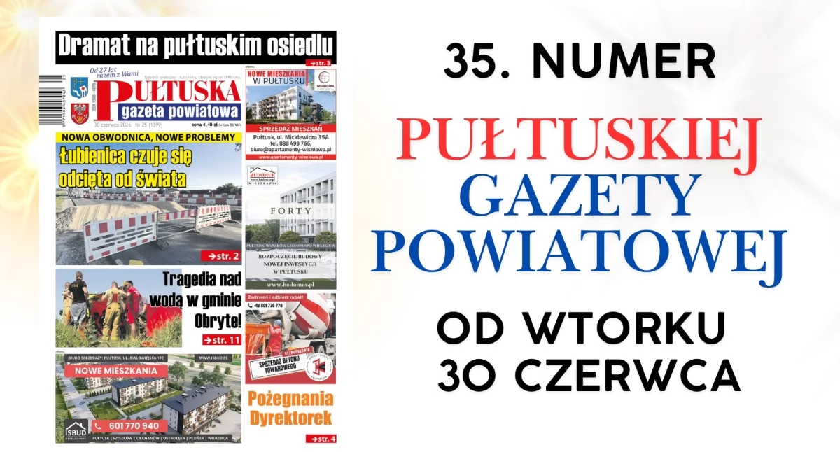W 35. numerze Pułtuskiej Gazety Powiatowej