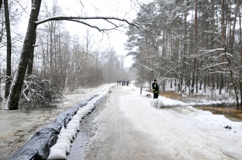 sytuacja powodziowa - 18 luty - godz. 18.00