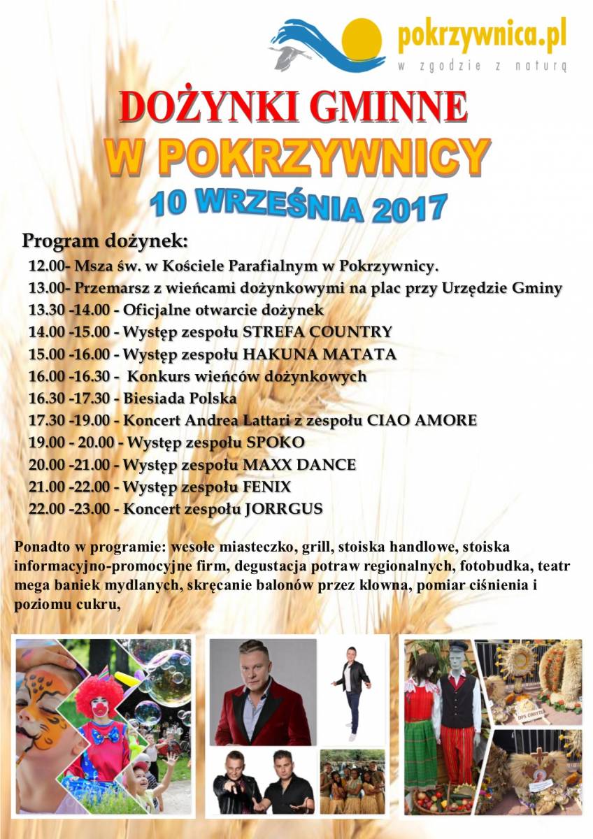 Dożynki Gminne w Pokrzywnicy 2017
