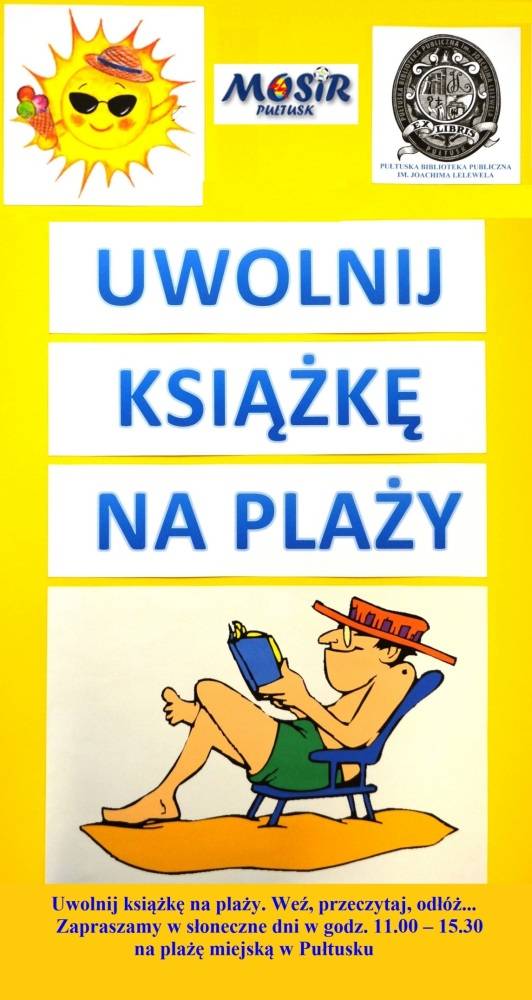 Uwolnij książkę na plaży