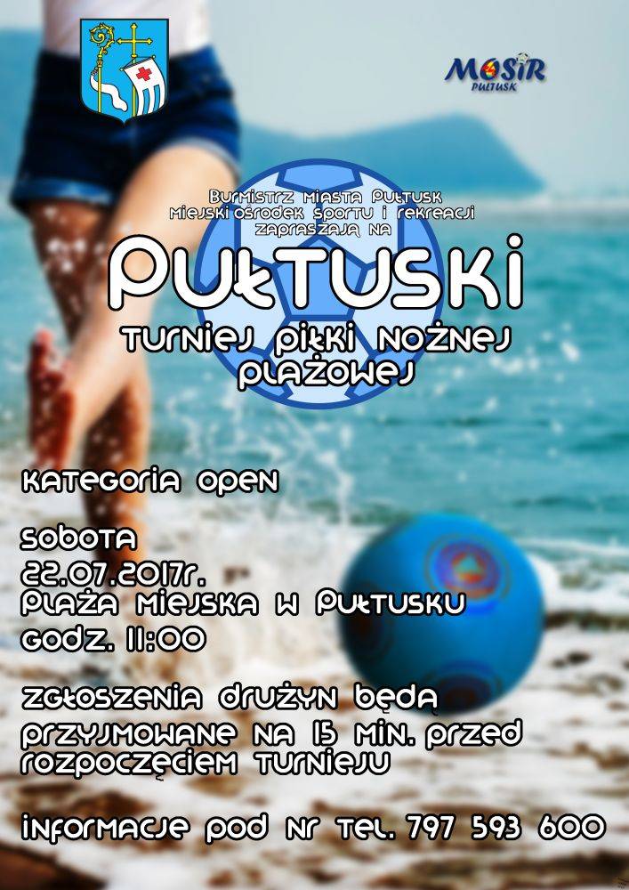 Pułtuski turniej piłki nożnej plażowej
