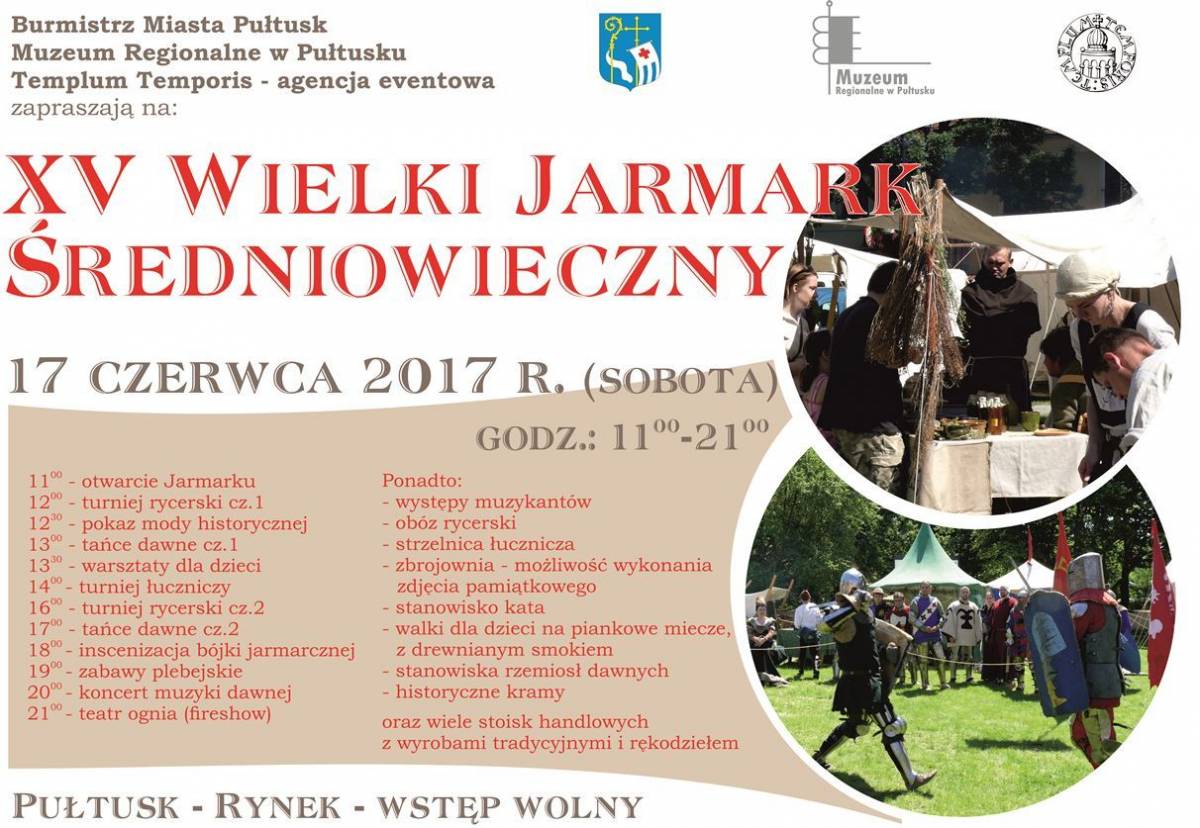 XV Wielki Jarmark Średniowieczny już w jutro