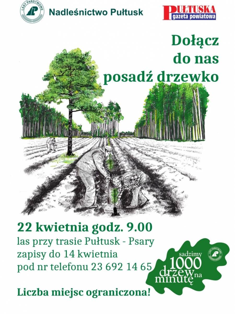 Dołącz do leśników, posadź drzewko!