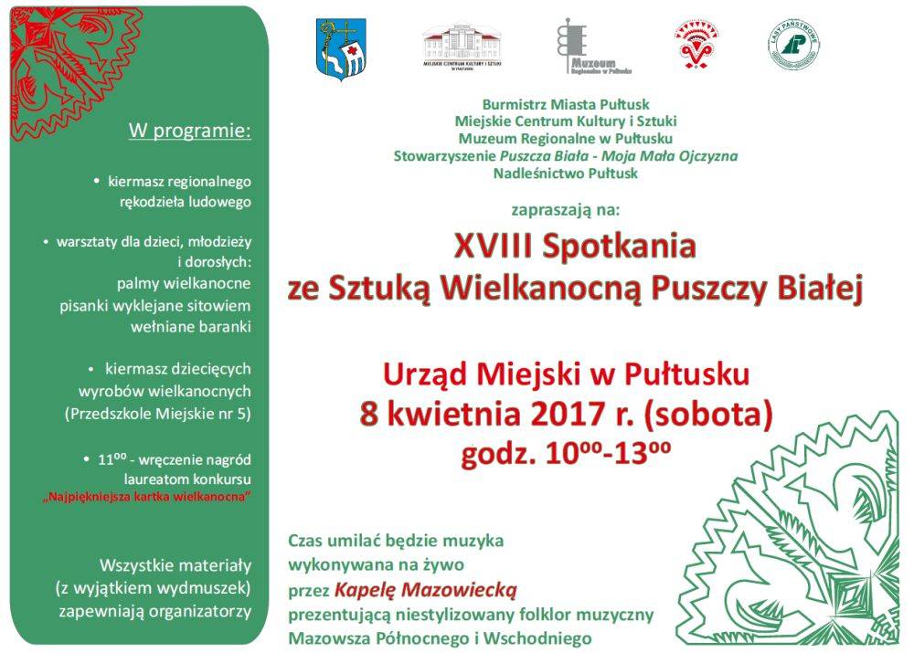 Spotkanie ze Sztuką wielkanocną Puszczy Białej